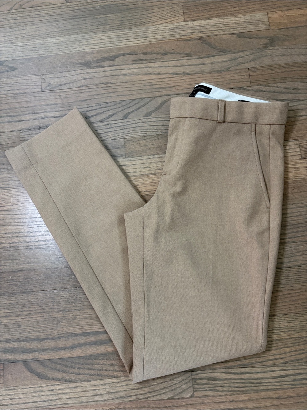 Banana Republic Women's Tan Tailored Trousers